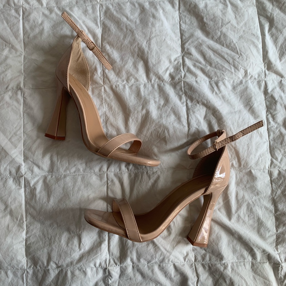 Nude Squared Heels